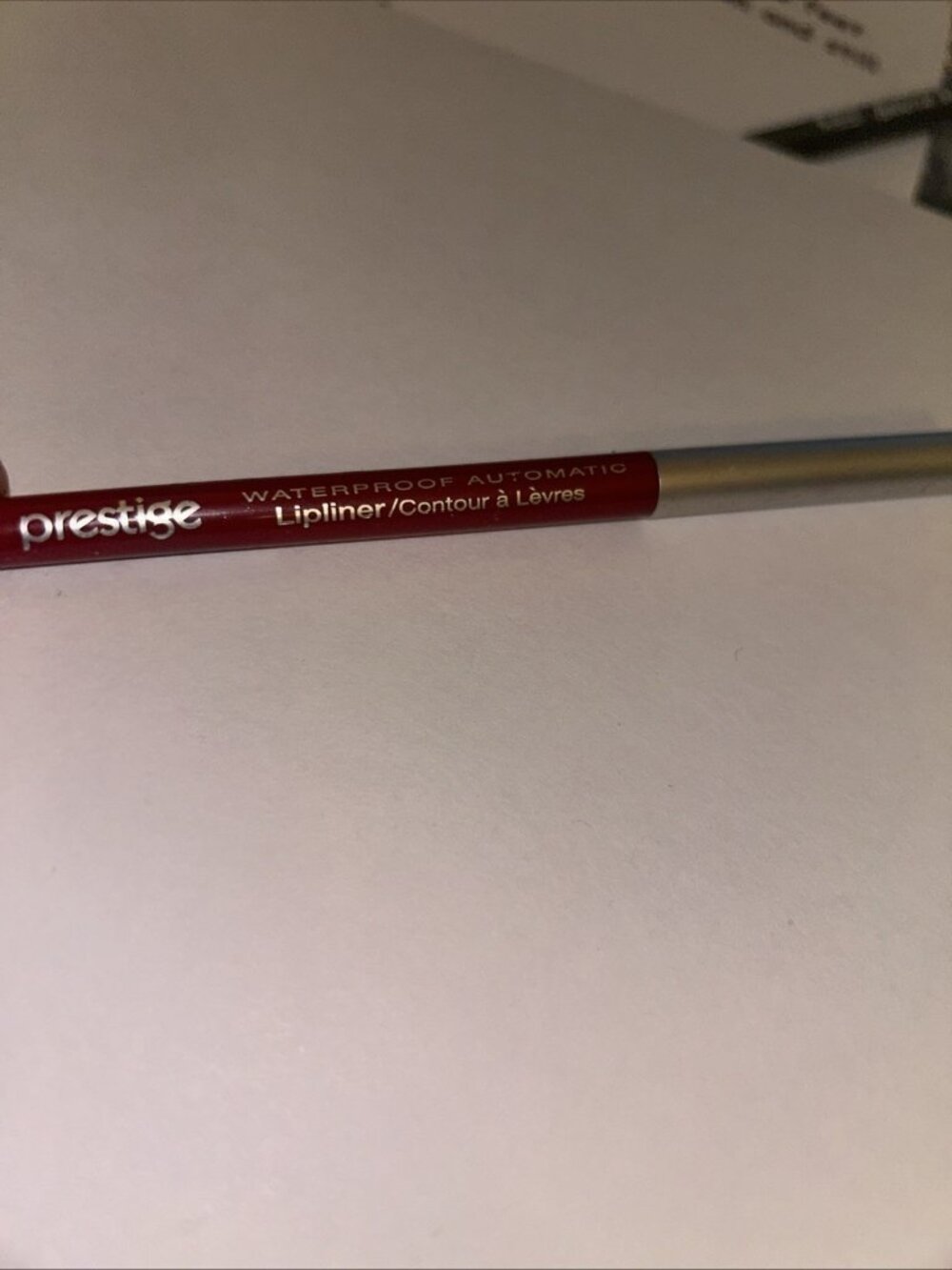 Prestige Lip Liner Brick Red BL-11 Waterproof Auto Lipliner see pictures .009 oz